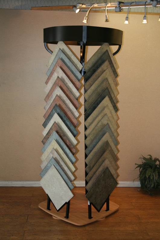 TT60R-C Rotating Ceramic Tile Display